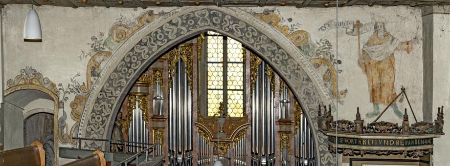 Ein junger König mit Zepter (Christus? David? Salomo?)