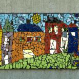 1.14 Mosaik an der Kindergarten-Wand