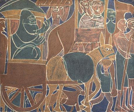 B.4: Zug nach Ägypten: Jakob im Wagen