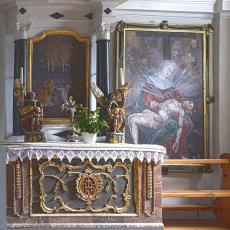 Altar und Bild der Mater Dolorosa