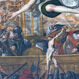 8.06 · Am rechten Bildrand Mitte: Don Juan d'Austria (Anführer der Christen) schlägt das Tambourin